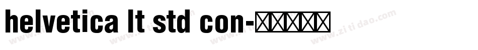 helvetica lt std con字体转换